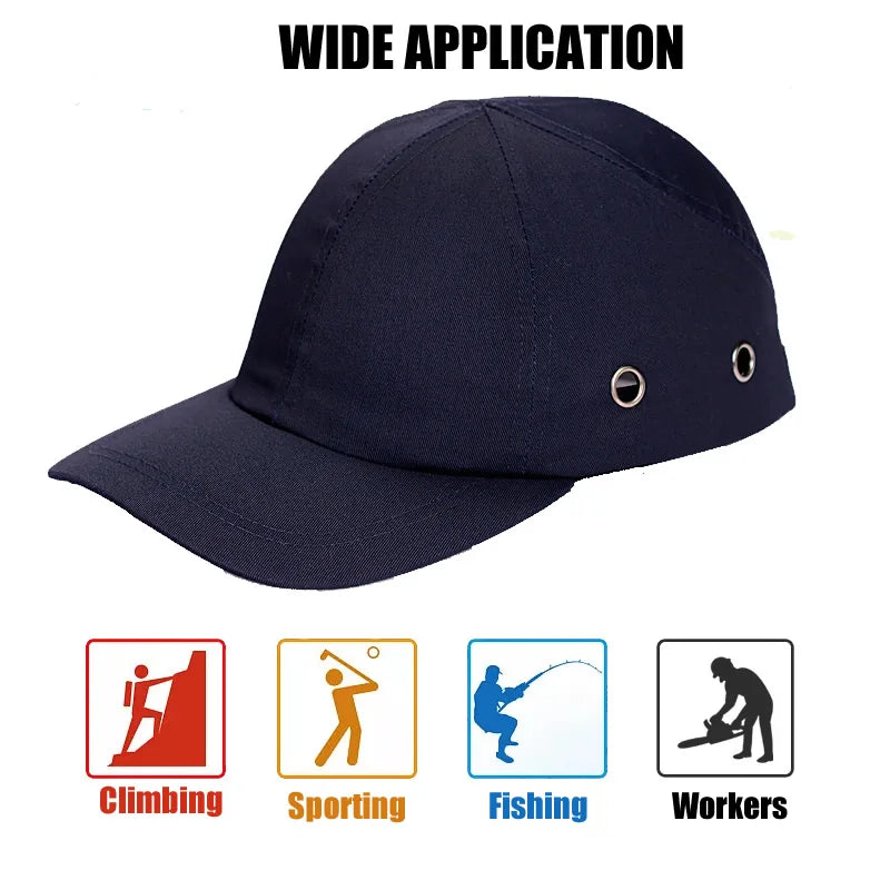 Arbeits sicherheit Bump Cap Baseball Hut Schutzhelm leichte Antik ollision harte atmungsaktive Innen schale für die Reparatur von Arbeiten