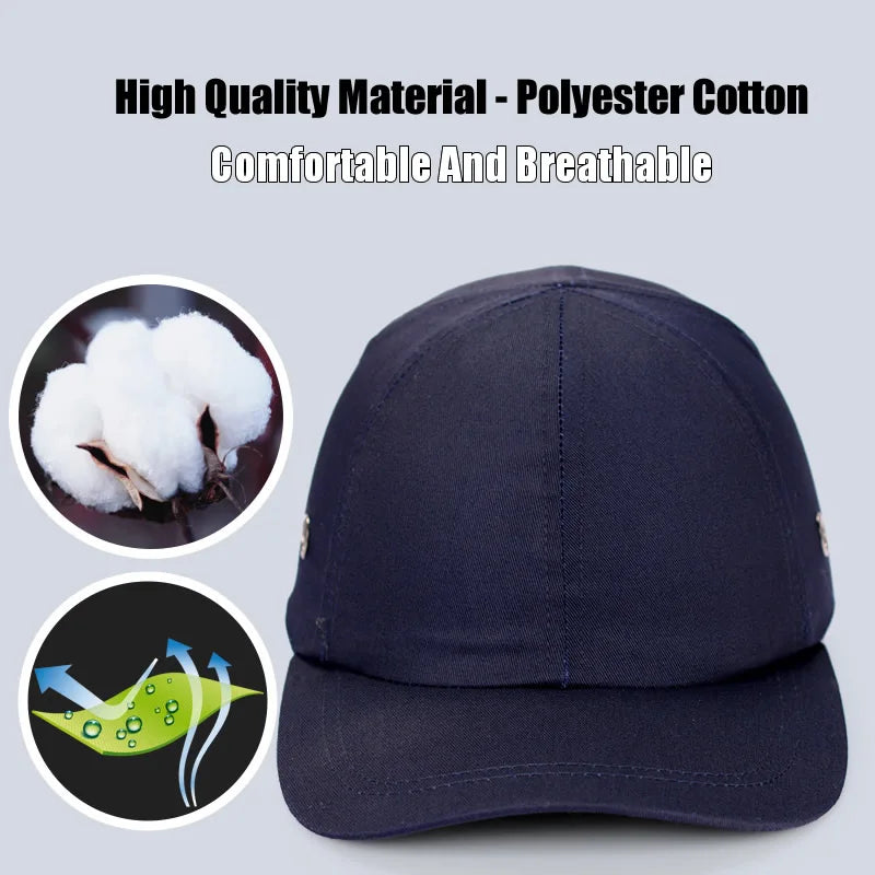 Arbeits sicherheit Bump Cap Baseball Hut Schutzhelm leichte Antik ollision harte atmungsaktive Innen schale für die Reparatur von Arbeiten