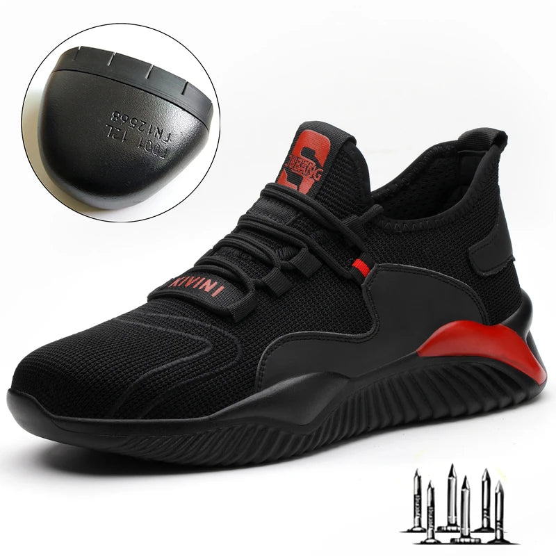 2025, neuer Stil für Männer und Frauen, Arbeitsschuhe, Stahlkappe, Sicherheitsstiefel, europäischer Standard, Anti-Smash, Anti-Punktion, Herrenschuhe, Sicherheitsschuhe