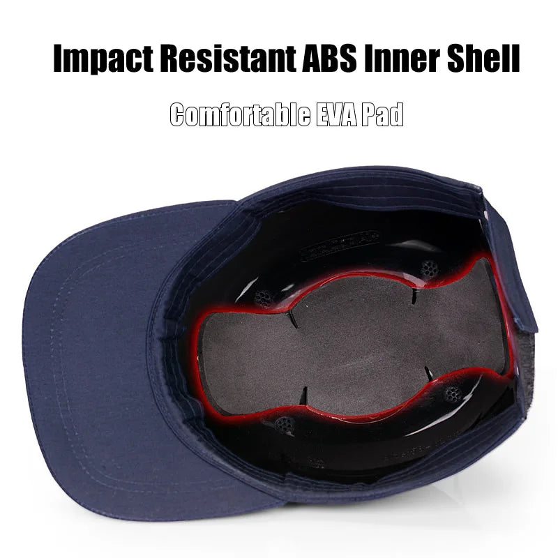 Arbeits sicherheit Bump Cap Baseball Hut Schutzhelm leichte Antik ollision harte atmungsaktive Innen schale für die Reparatur von Arbeiten