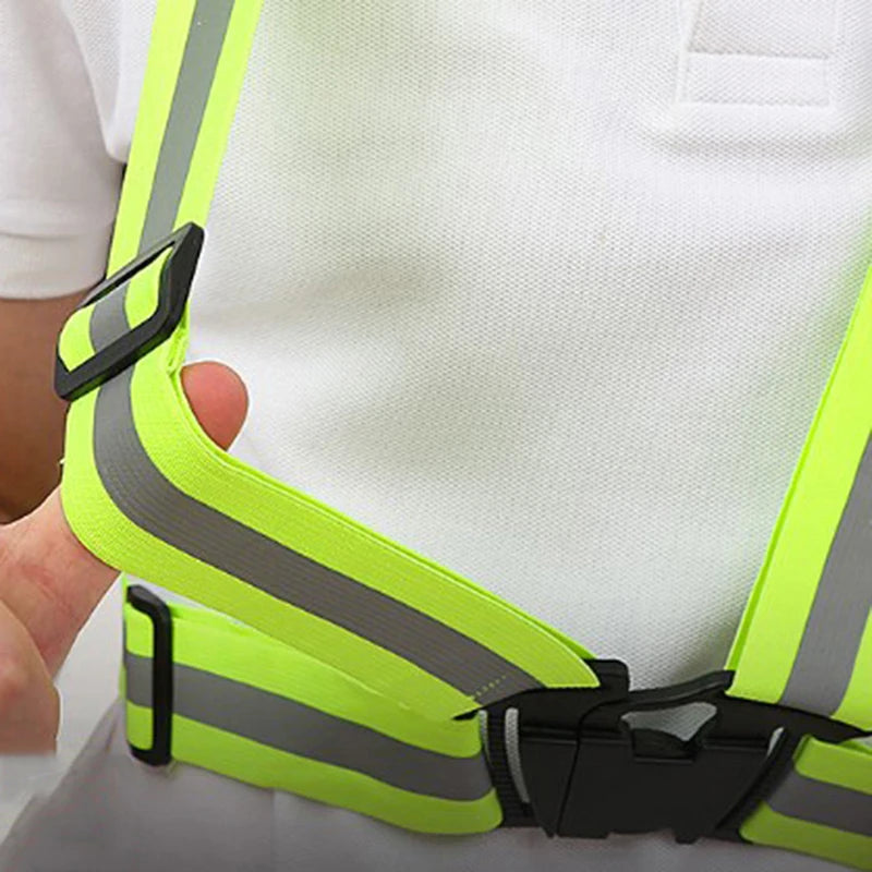 1 Pc Highlight Reflektierende Riemen Nacht Laufen Reiten Kleidung Weste Einstellbare Sicherheits Weste Elastische Band Für Erwachsene Und Kinder