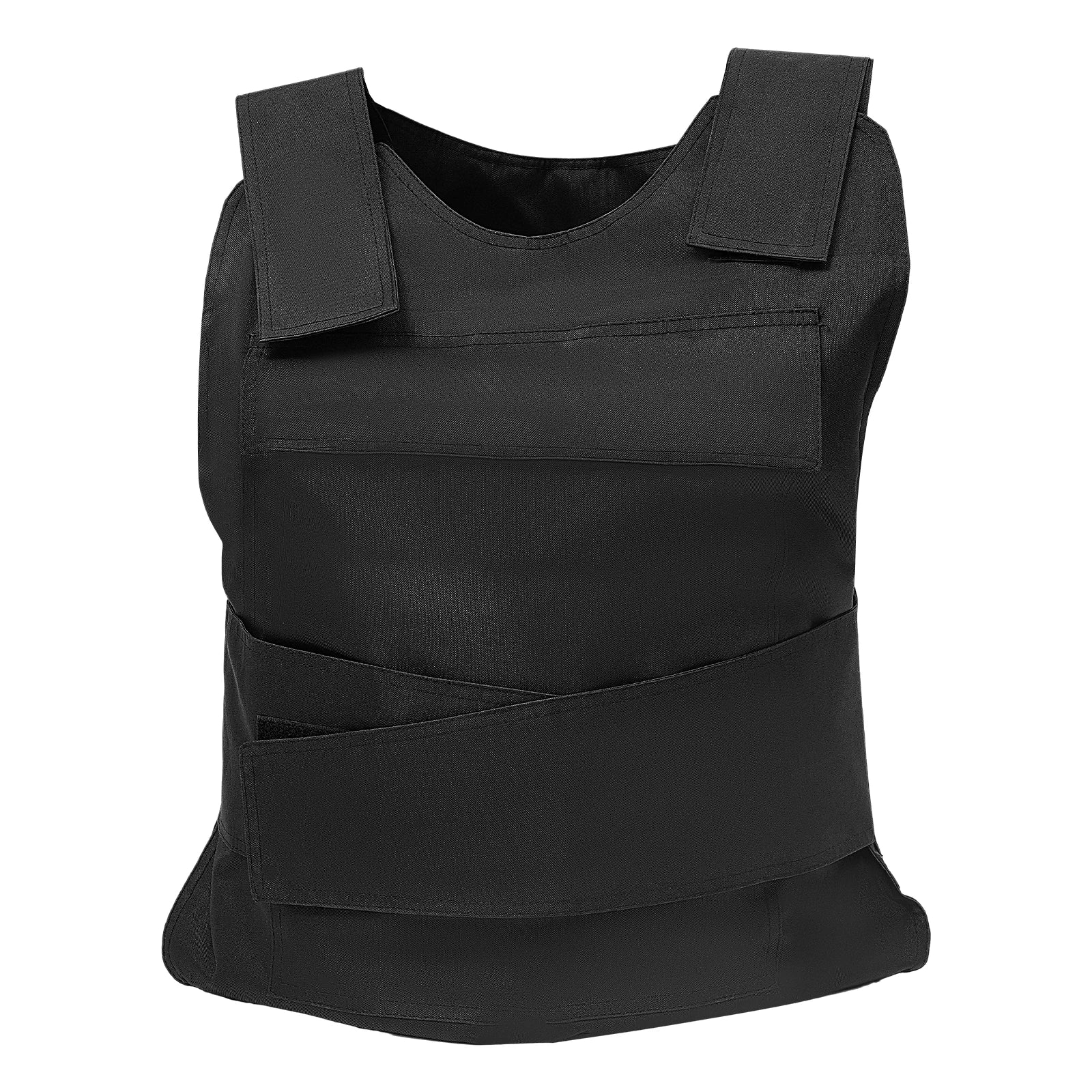 21,65 * 20,87 Zoll Outdoor-Schutzweste aus Manganstahl, verstellbare Sicherheitstraining-Schutzweste für Sicherheitspersonal Pol