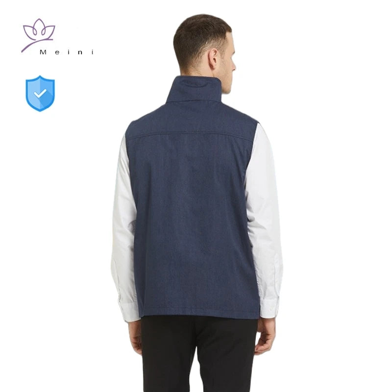 Anti-Strahlung Metall faser Weste High Neck schützen Schilddrüse Kommunikation Basisstation elektro magnetische Strahlung Abschirmung Kleidung