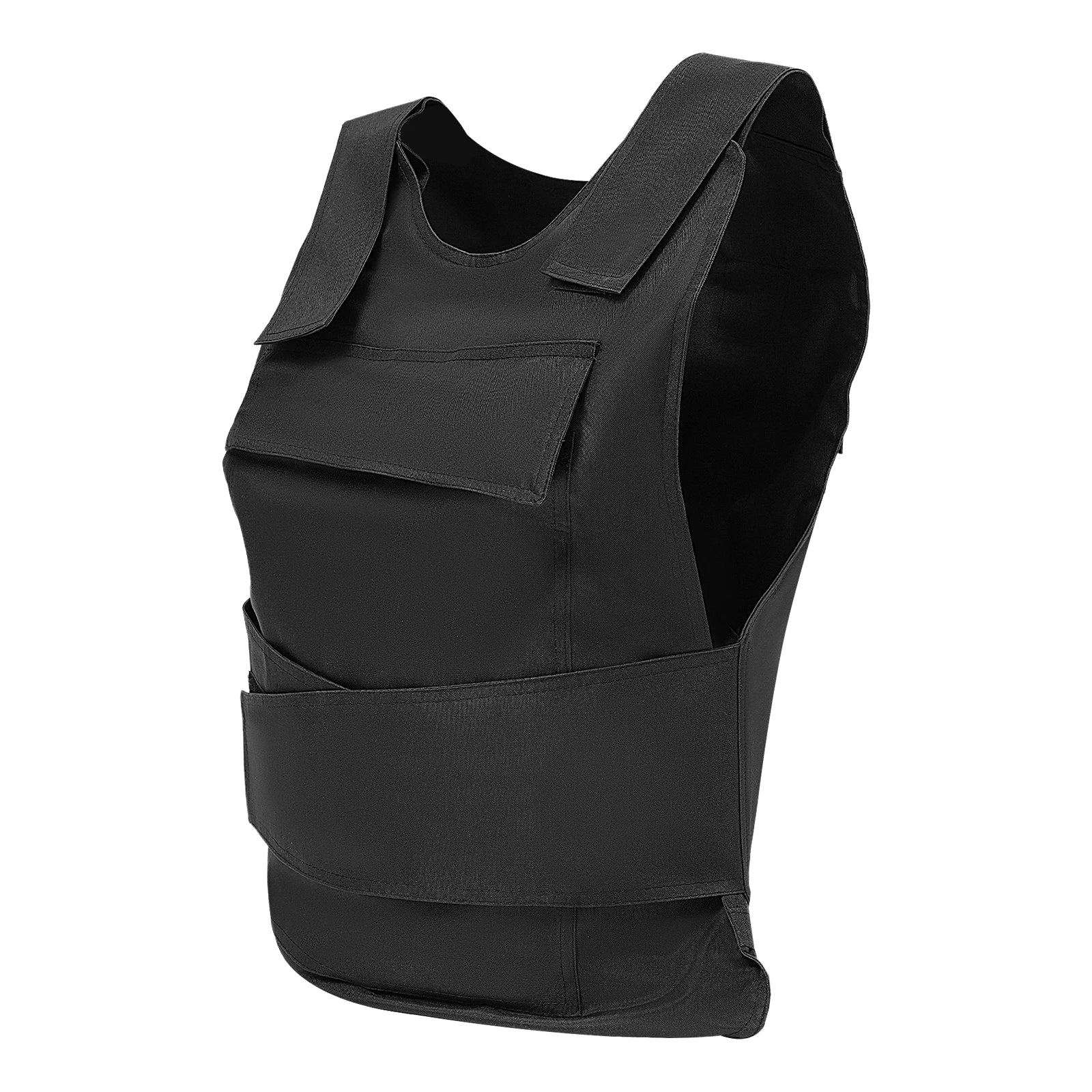 Anti-Stich-Weste aus hochem Manganstahl, verstellbar, taktische Schutzweste 600D, Airsoft-Weste für Sicherheitstraining, Outdoor-Aktivitäten